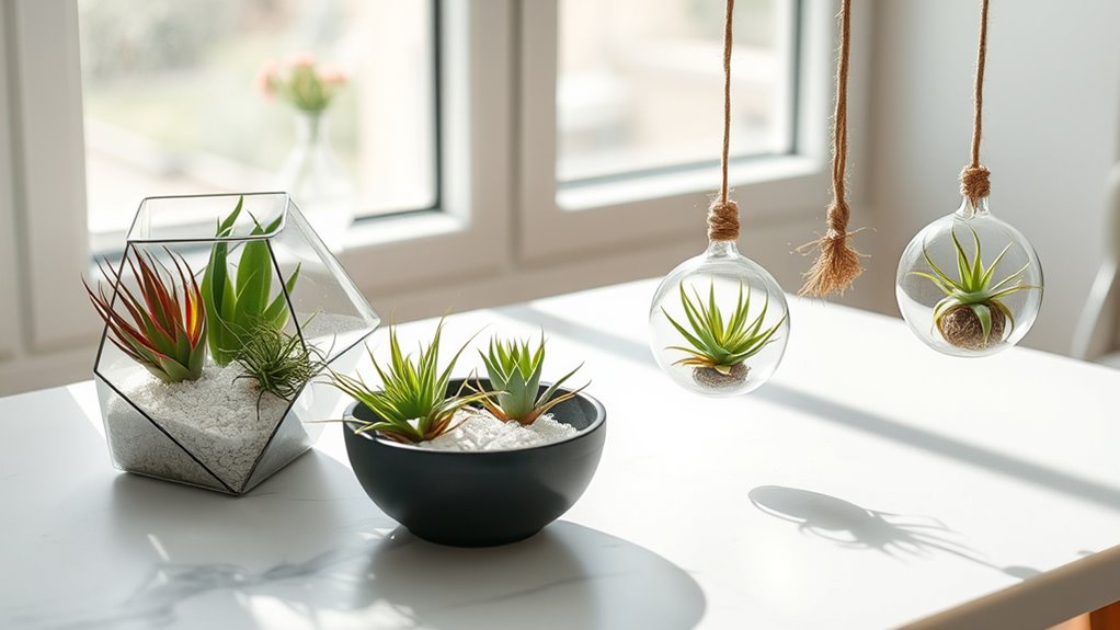 effortless modern greenery decor