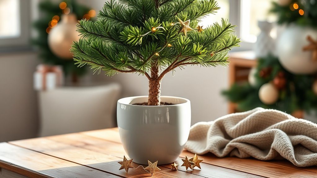 elegant indoor evergreen beauty