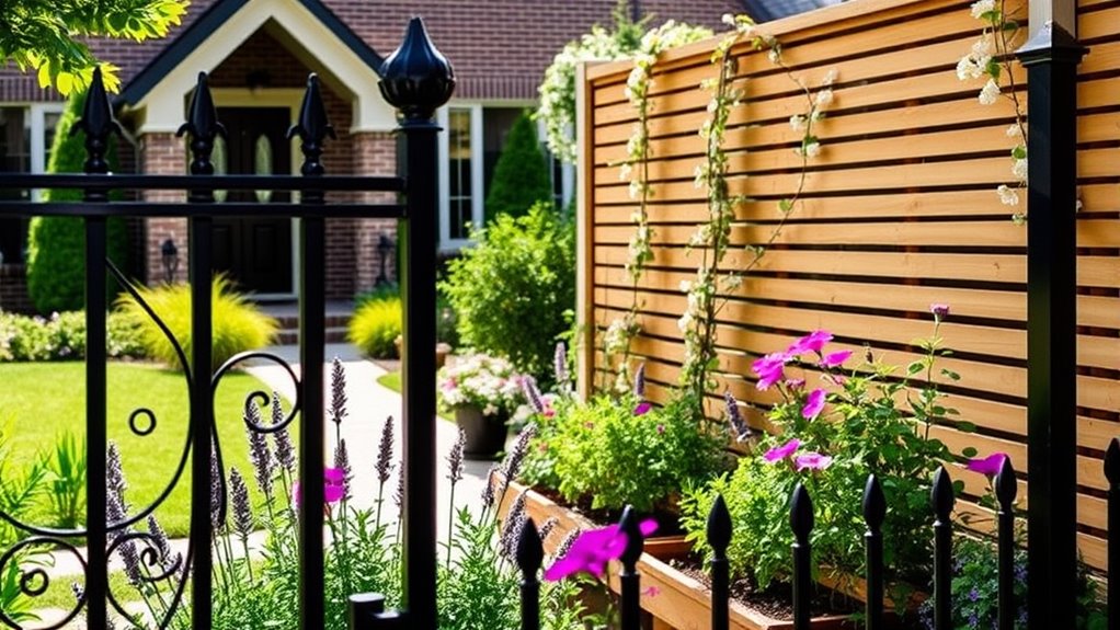 elegant privacy fencing options