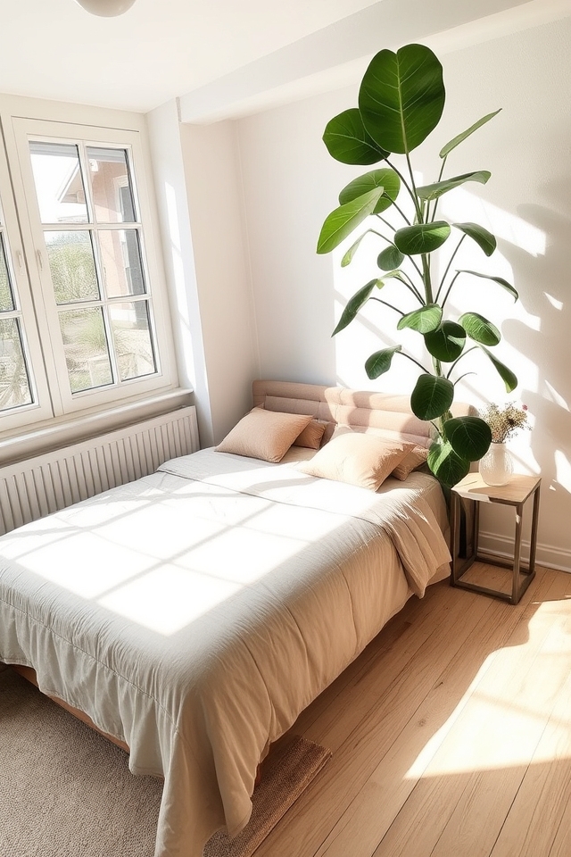 elevate bedroom with plants