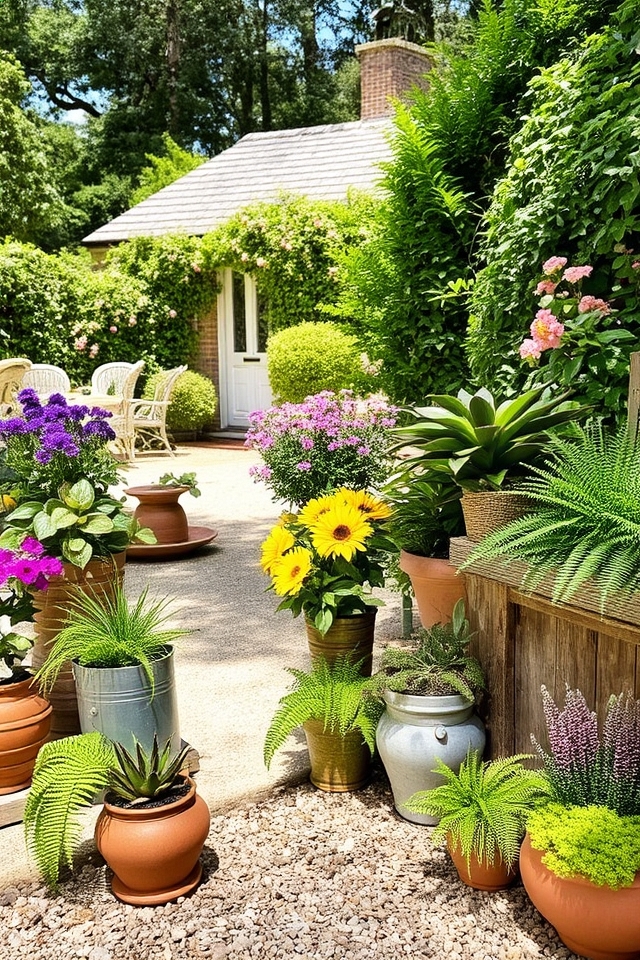 elevate garden aesthetics uniquely