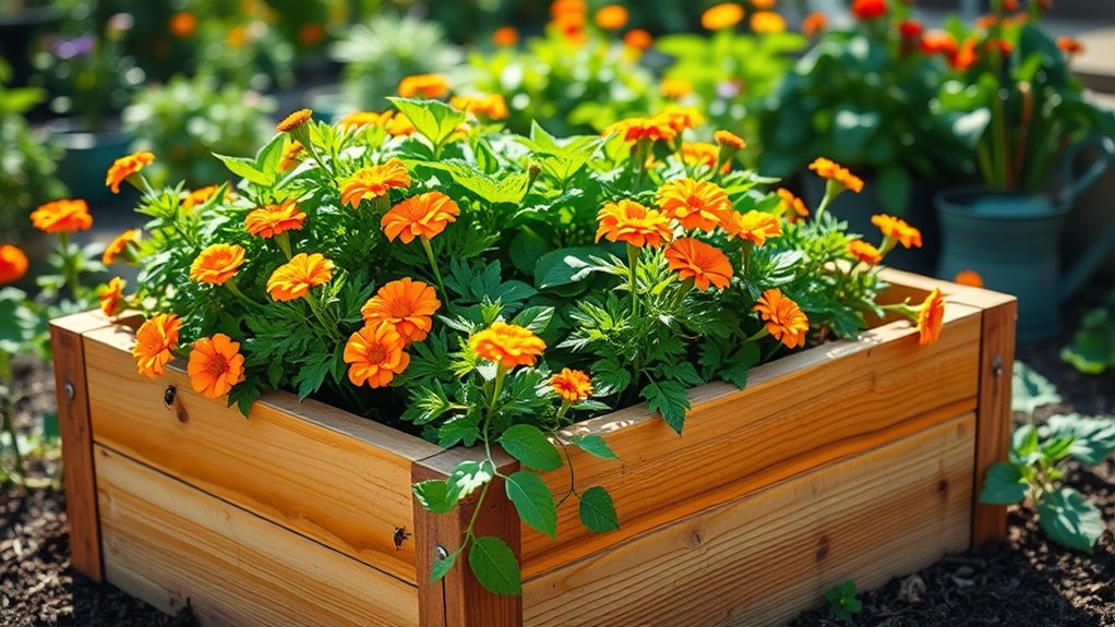 elevated beds deter pests