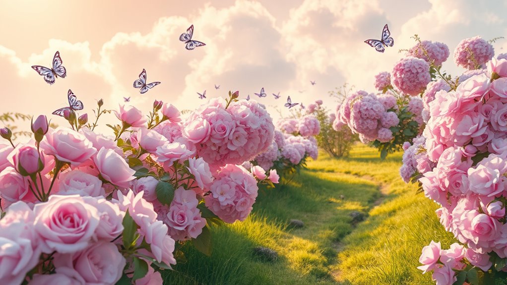 enchanted pastel floral paradise