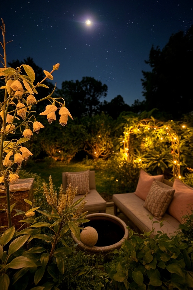 enchanting serene night space