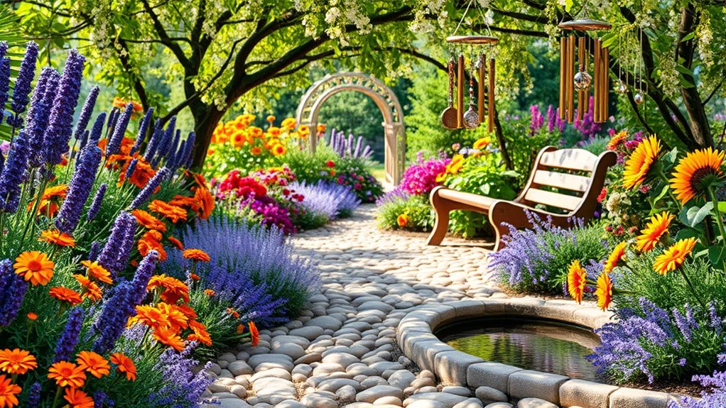 engaging multi sensory outdoor experience