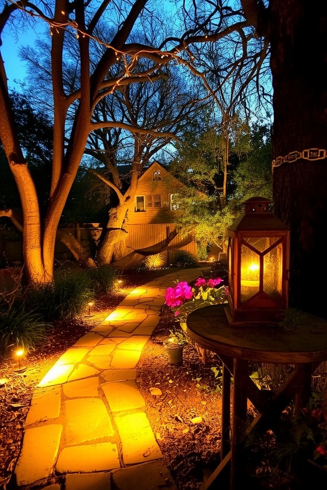 enhance garden ambiance lighting