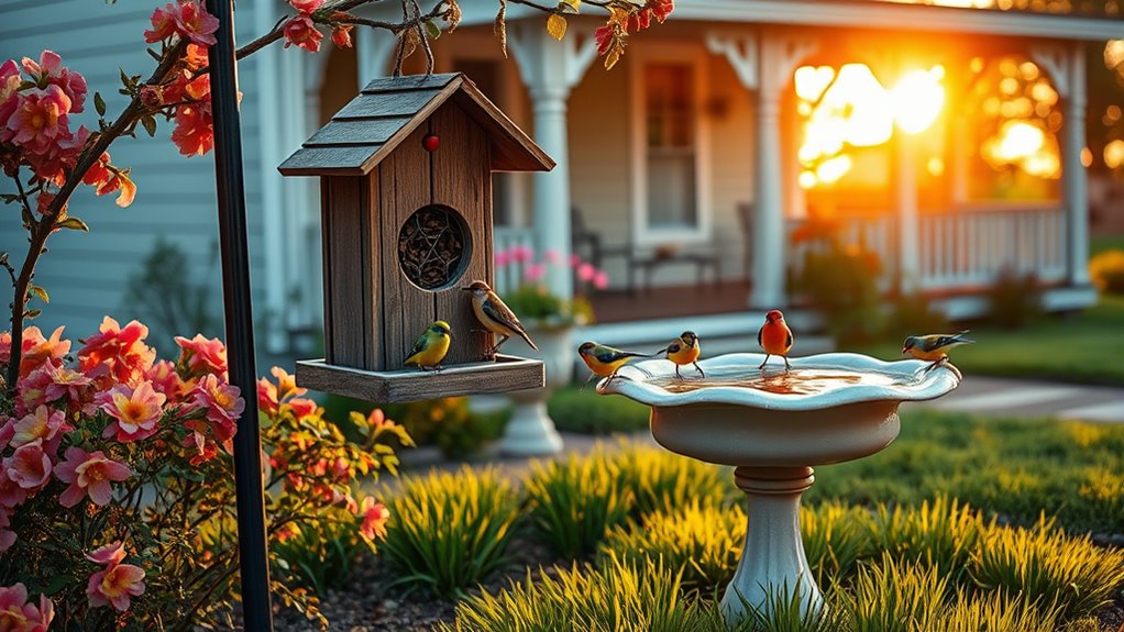 enhance garden with wildlife