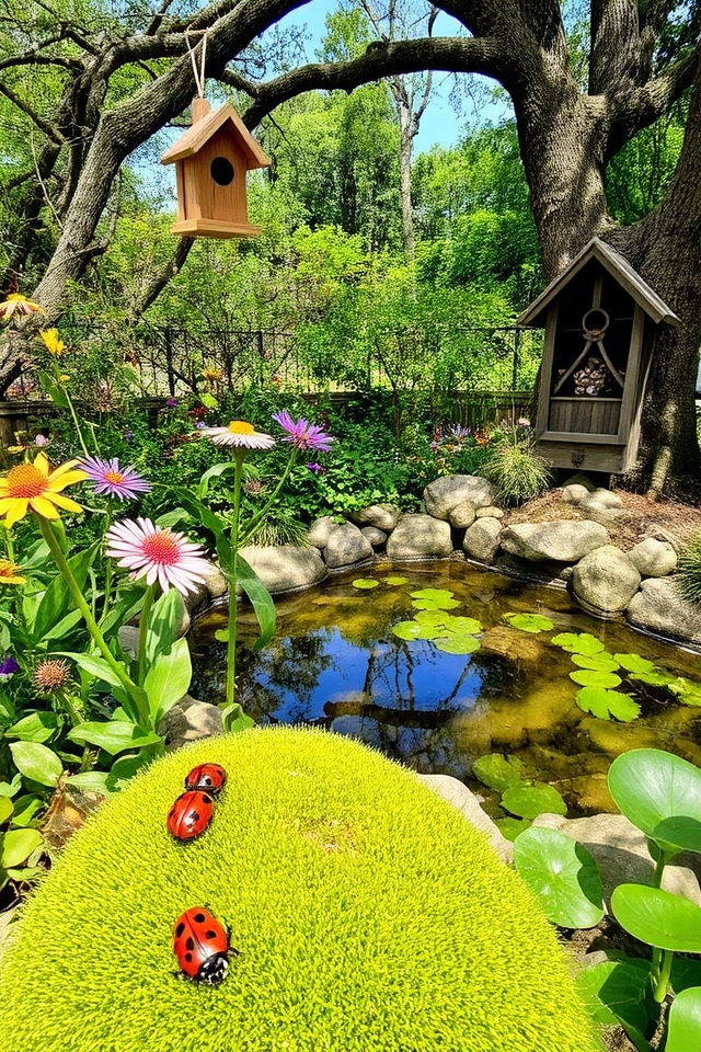 enhance garden with wildlife