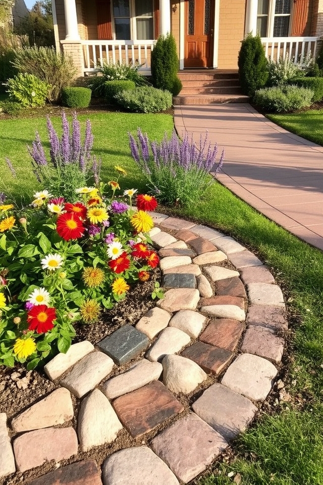 enhancing landscape with edging