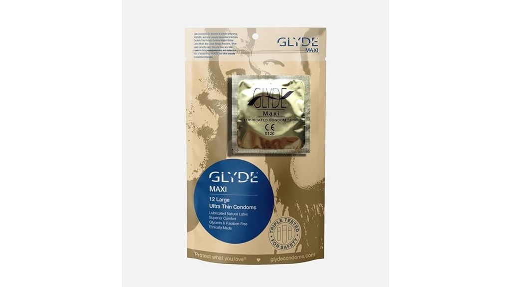extra large condom pack