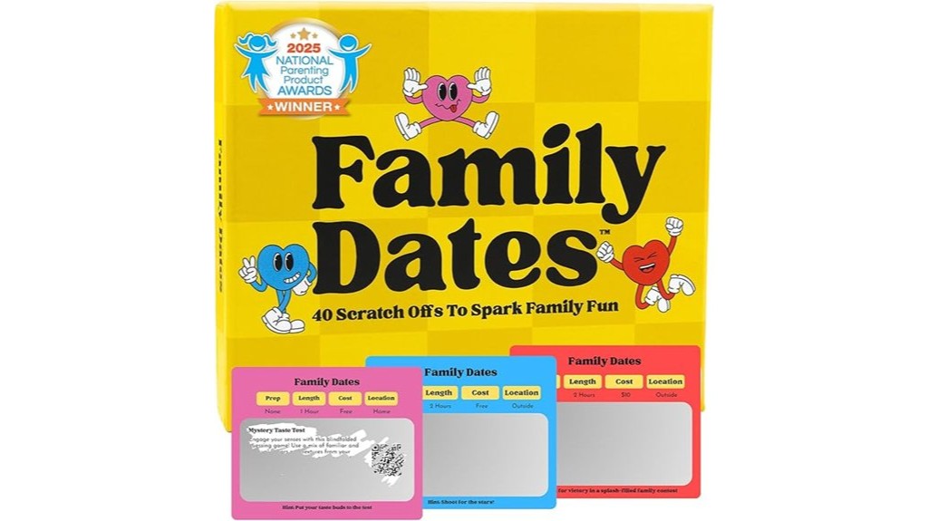 family memory scratch cards