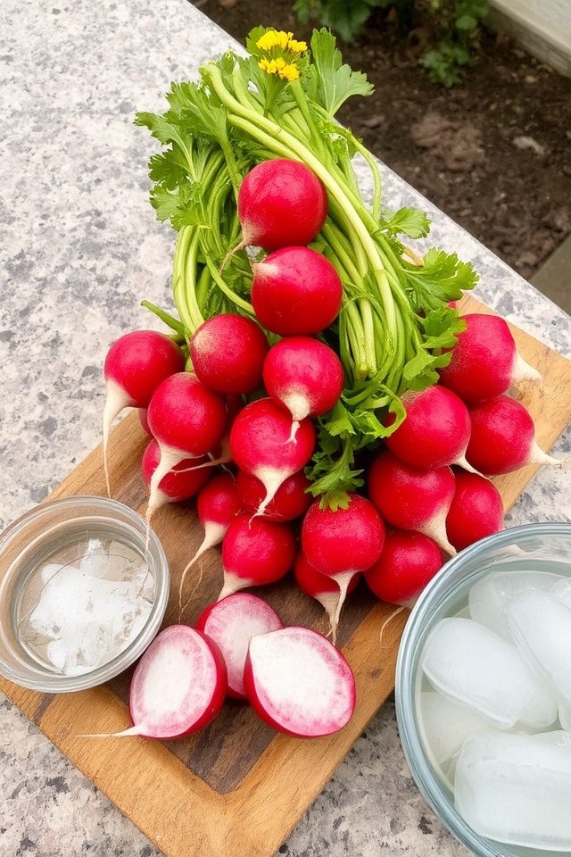 fast growing crisp root vegetables