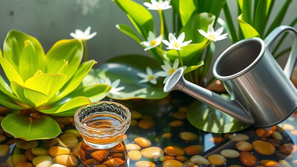 feed aquatic plants properly