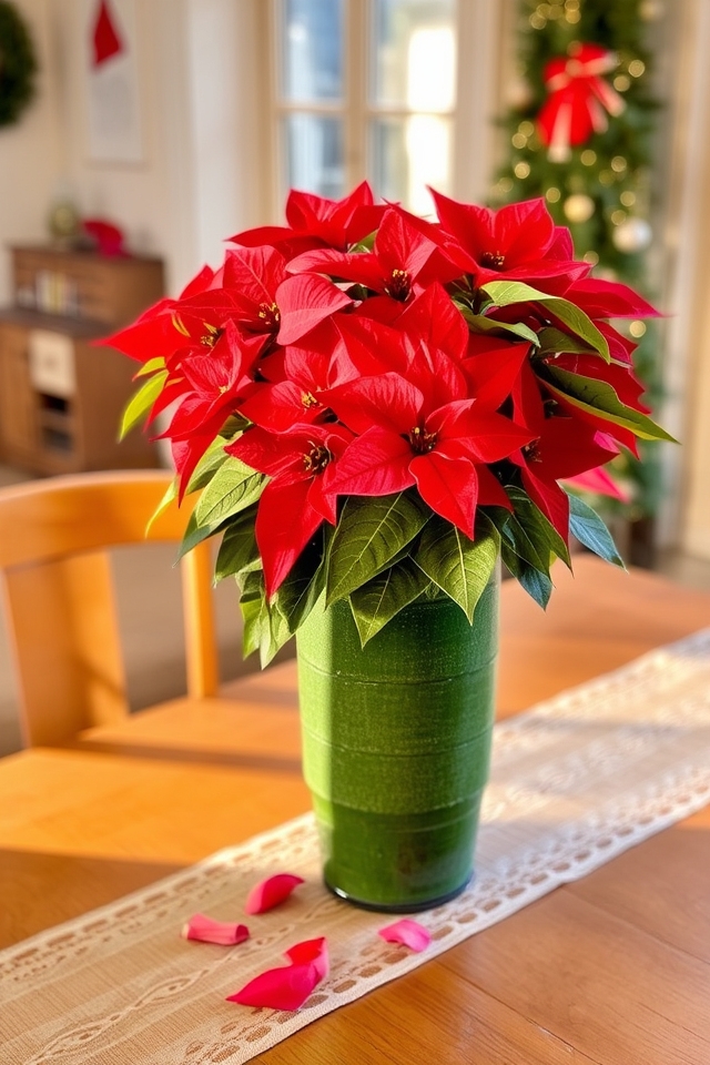 festive tall container plants