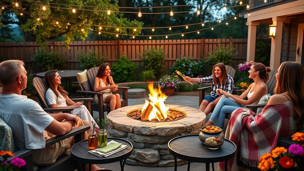 fire pit evening gatherings