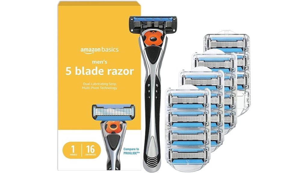 five blade razor set