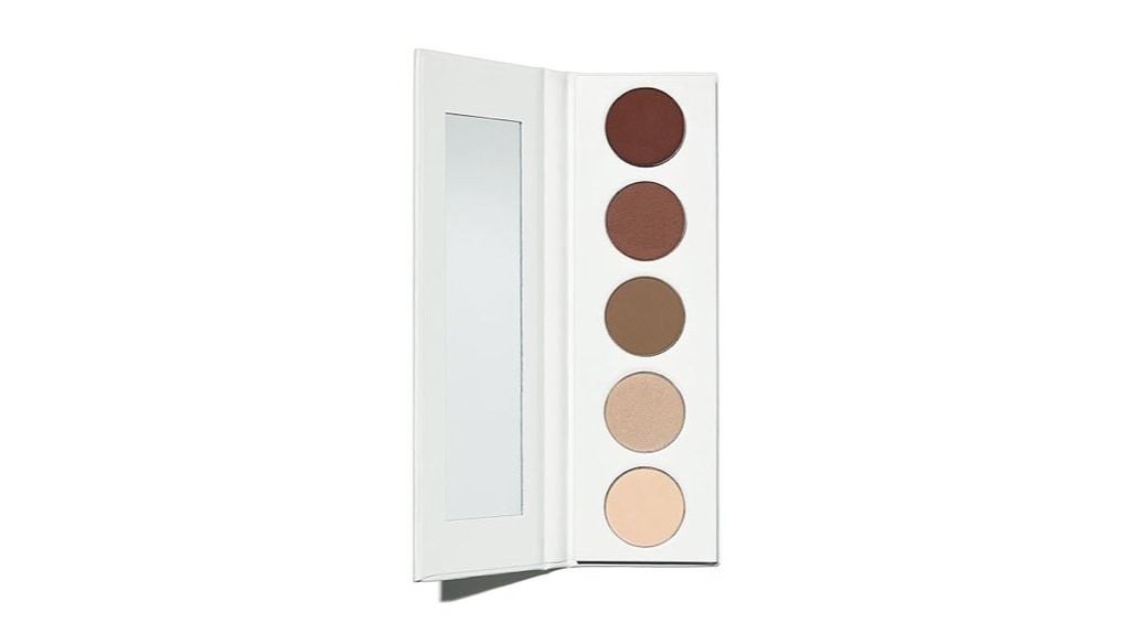five shade eyeshadow palette