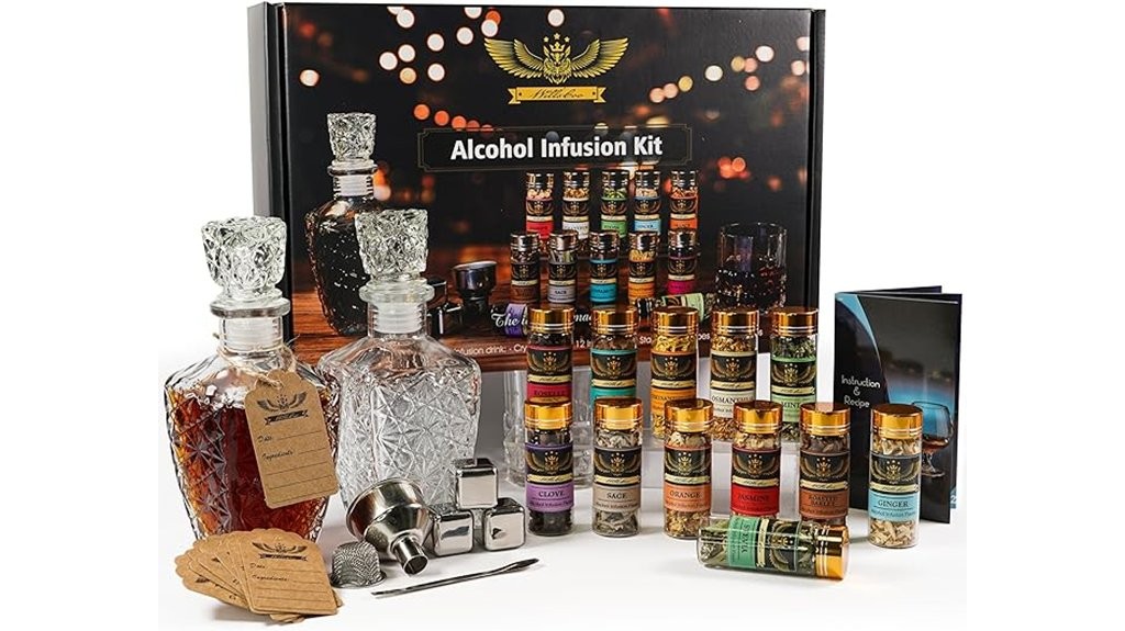 flavoring spirits with alcohol