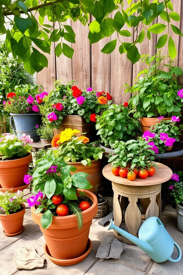 flexible movable container gardens