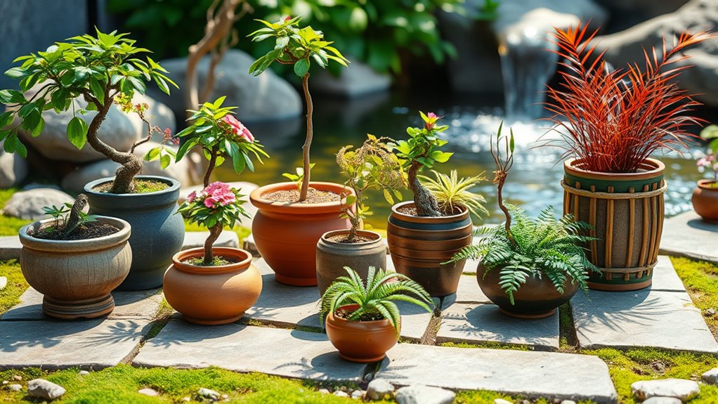 flexible movable potted gardens
