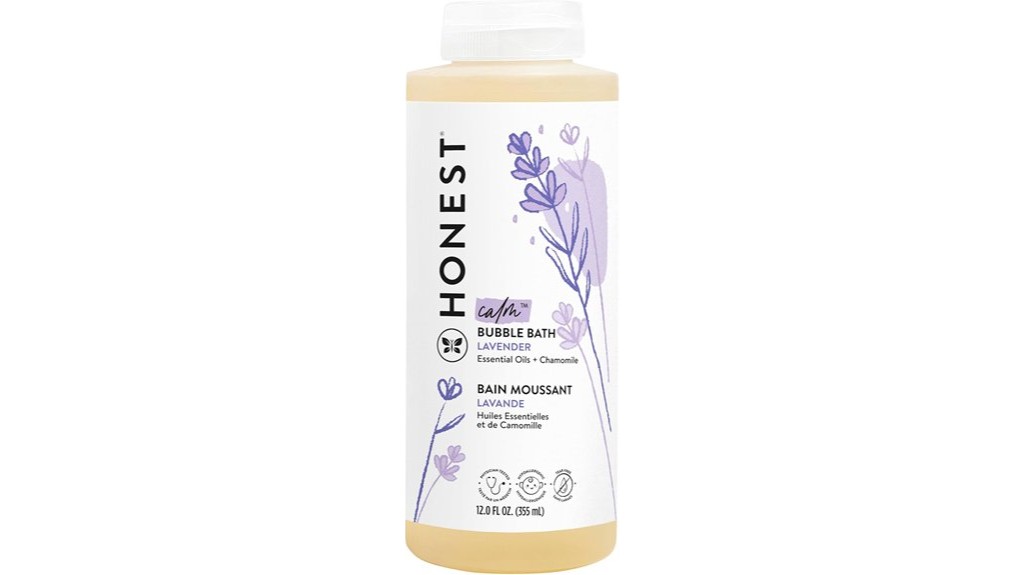 foaming lavender bubble bath