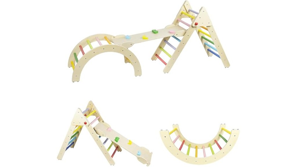foldable climbing toy set