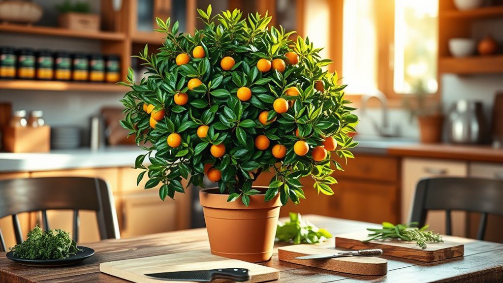 fragrant blossoms vibrant fruits