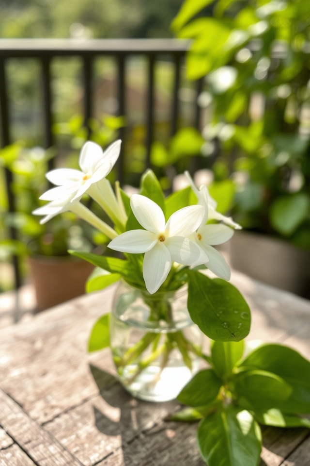 fragrant climbing balcony plant