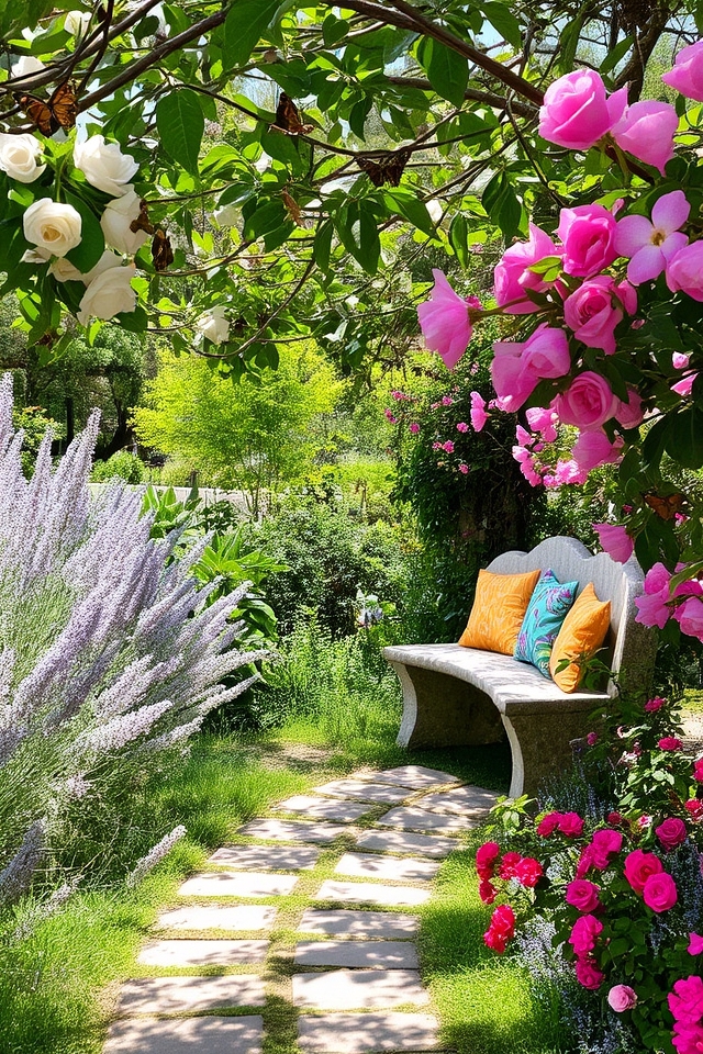 fragrant flower border gardens
