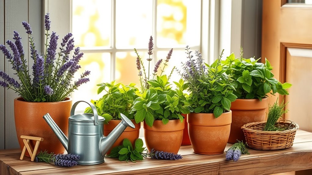 fragrant herbs for entryway