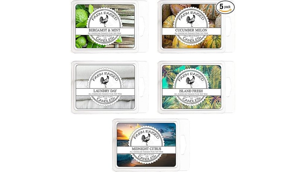 fresh and clean wax melts