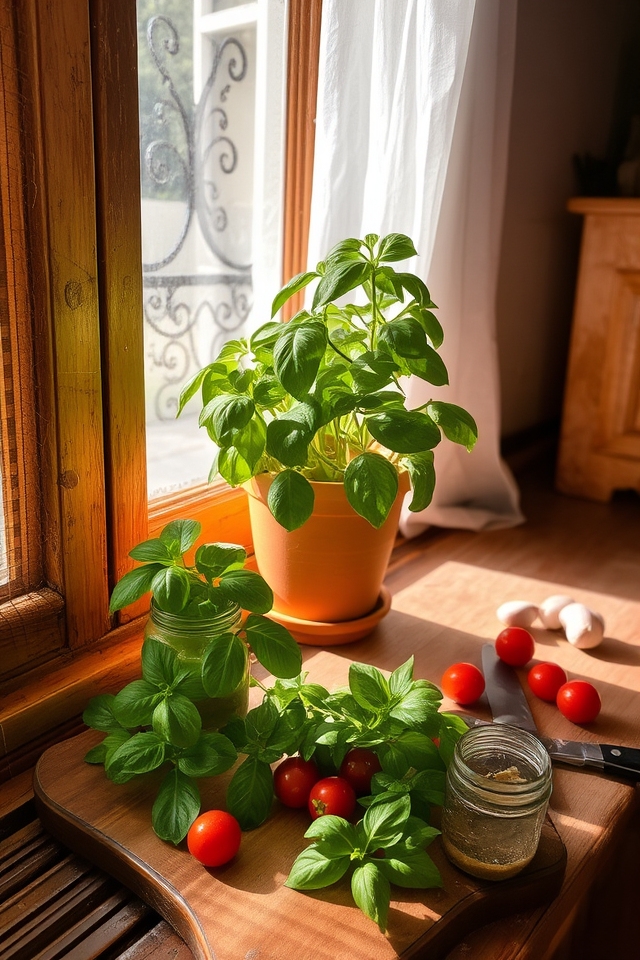 fresh basil easy care