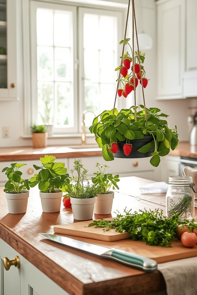 fresh edible kitchen decor