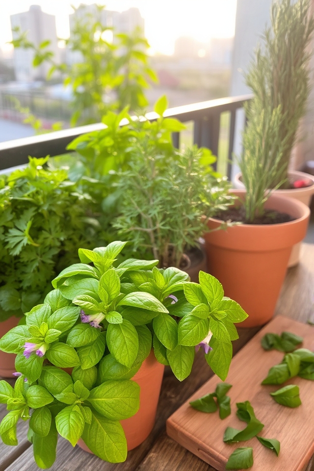 fresh flavors from herbs