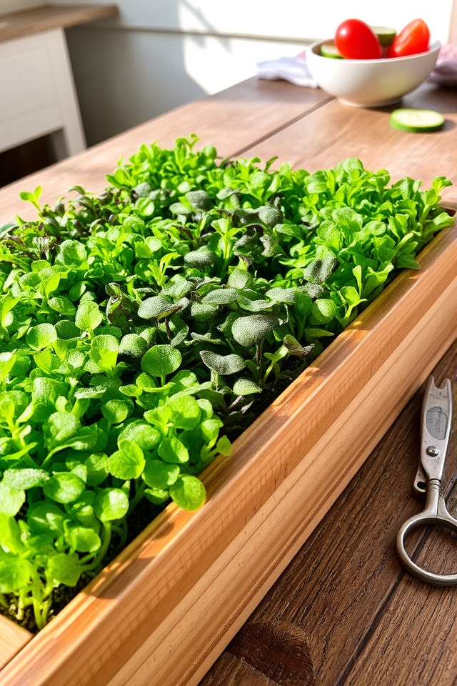 fresh flavors from microgreens