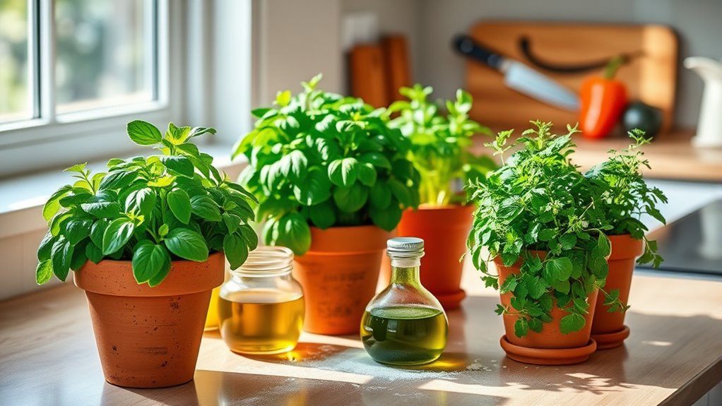 fresh herbs for cooking