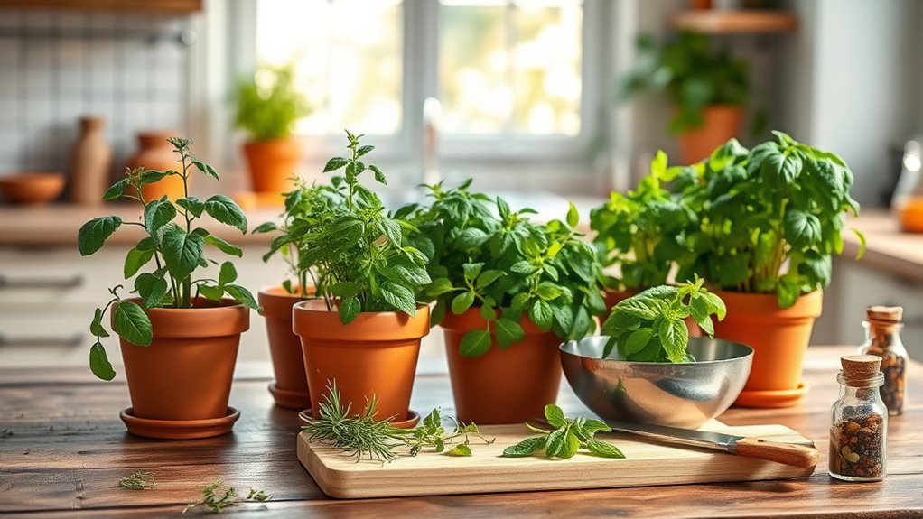 fresh herbs for home