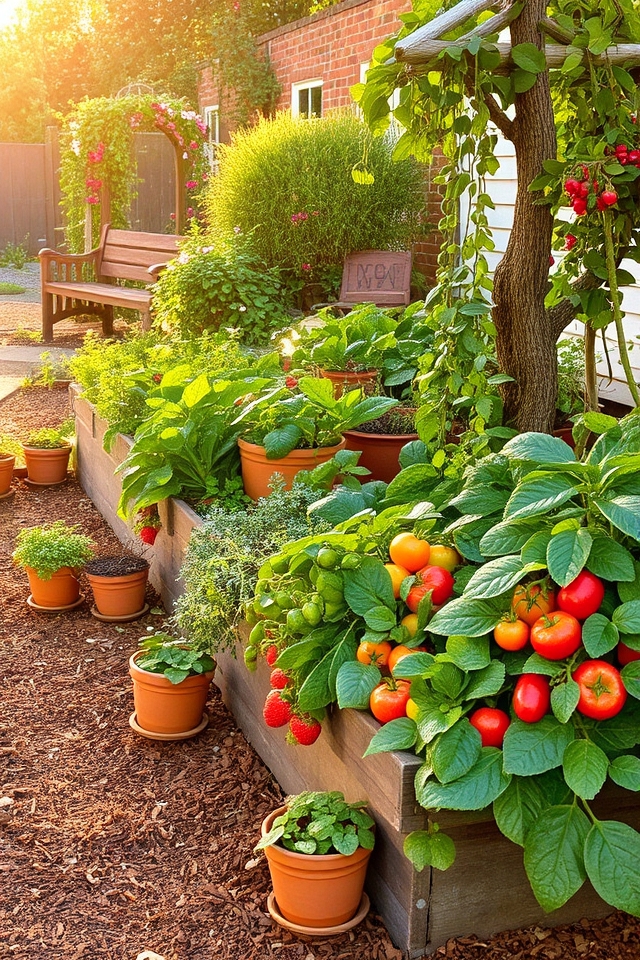 fruitful front yard garden
