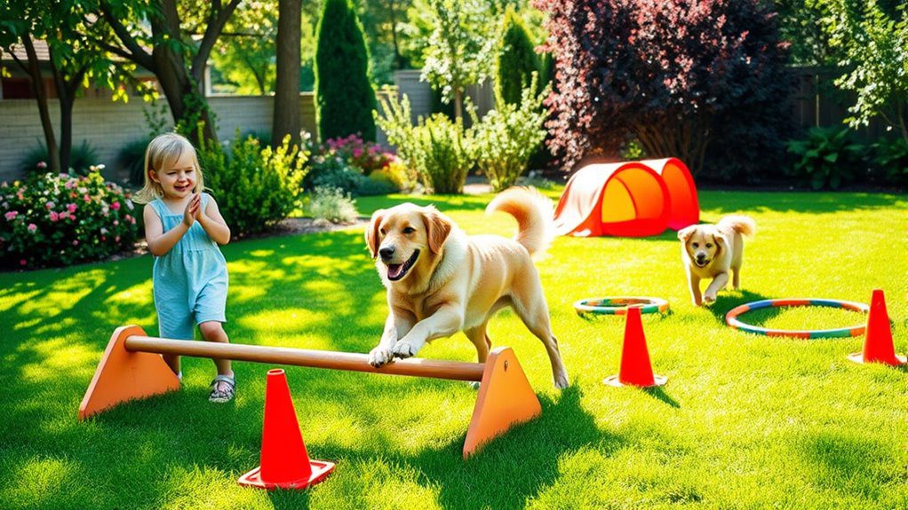 fun outdoor agility course
