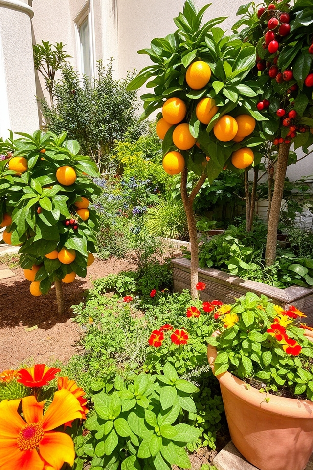 functional ornamental edible gardening