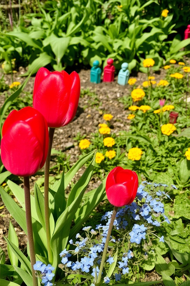 garden color palette selection