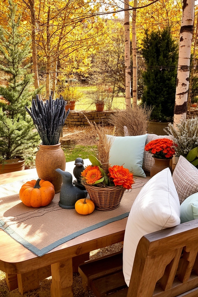garden decor seasonal themes