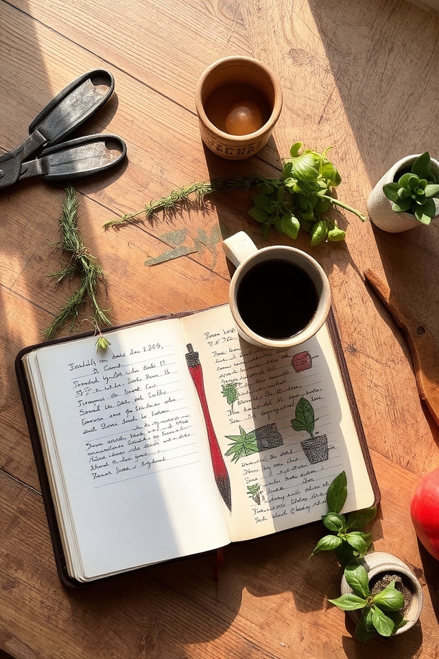 garden journaling for success