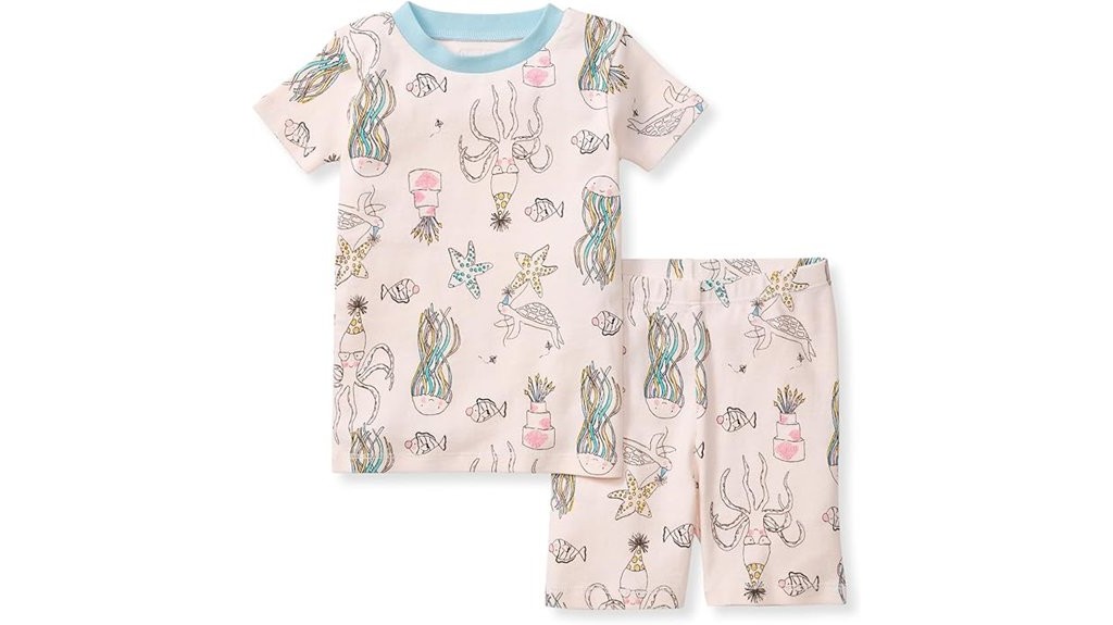 girls pajamas two piece set