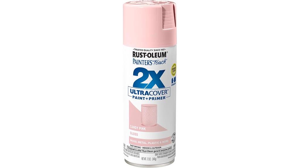 gloss candy pink spray paint