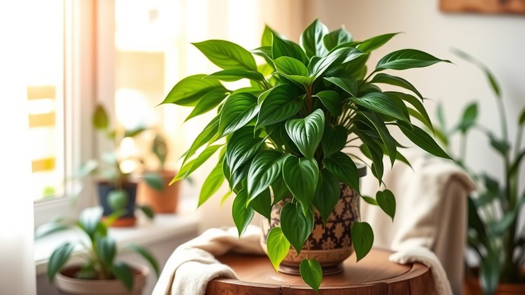 glossy leaves low maintenance