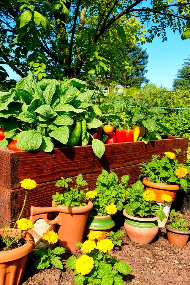 grow vegetables in containers