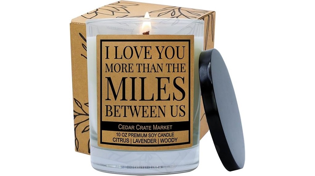 handmade soy candle gift