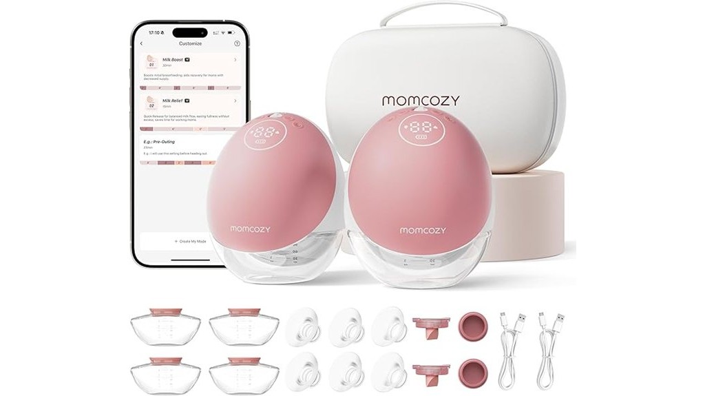 hands free breast pump set