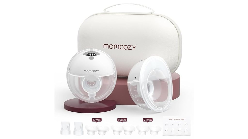 hands free breast pump set